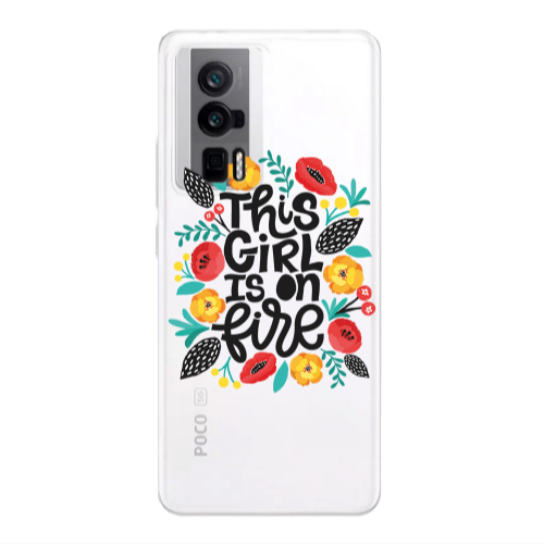 Xiaomi Poco F5 Pro This Girl Transparent Silicone TPU Θήκη