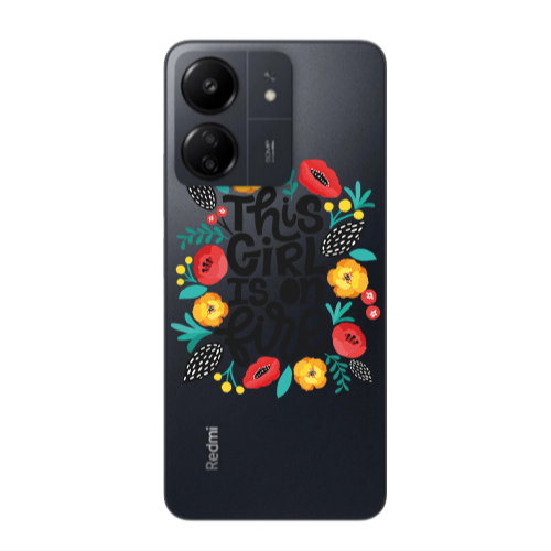 Xiaomi Redmi 13C This Girl Transparent Silicone TPU Θήκη