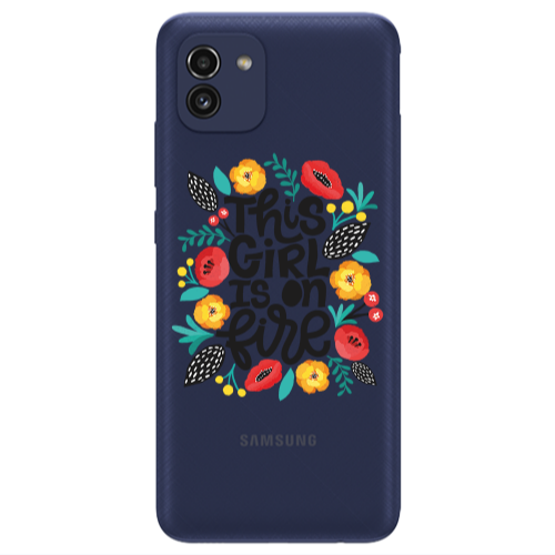 Samsung A03 This Girl Transparent Silicone TPU Θήκη