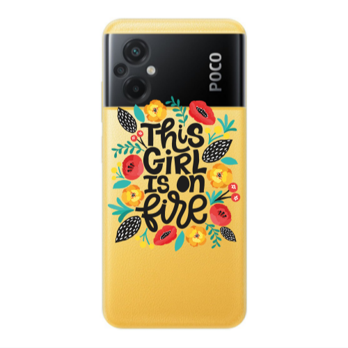 Xiaomi Poco M5 This Girl Transparent Silicone TPU Θήκη