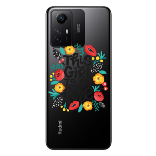 Xiaomi Redmi Note 12s This Girl Transparent Silicone TPU Θήκη