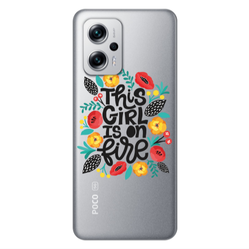 Xiaomi Poco X4 GT This Girl Transparent Silicone TPU Θήκη