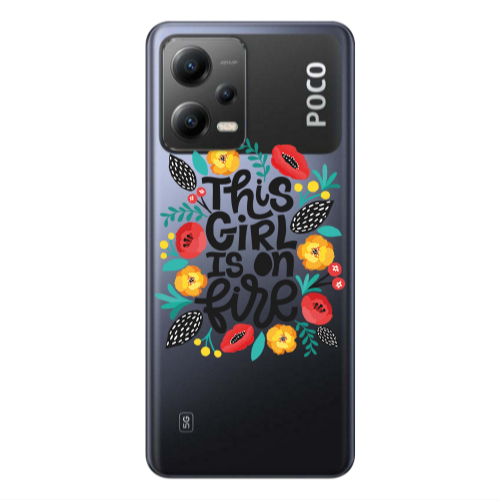 Xiaomi Poco X5 This Girl Transparent Silicone TPU Θήκη