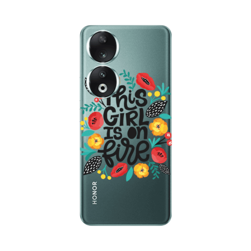 Honor 90 5G This Girl Transparent Silicone TPU Θήκη