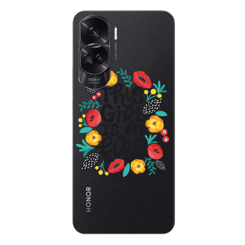 Honor 90 Lite 5G This Girl Transparent Silicone TPU Θήκη
