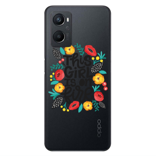 Oppo A 96 This Girl Transparent Silicone TPU Θήκη