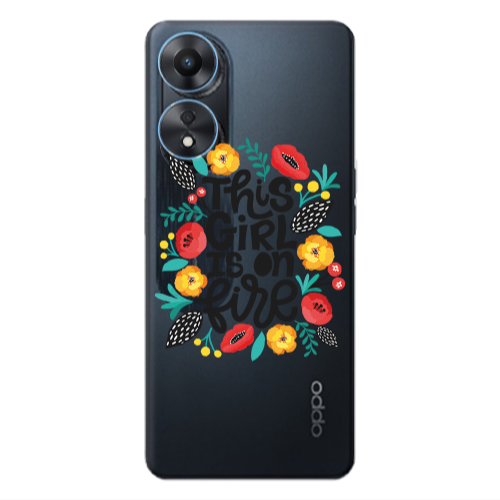 Oppo A 98 This Girl Transparent Silicone TPU Θήκη