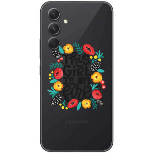 Samsung  Galaxy A05s This Girl Transparent Silicone TPU Θήκη