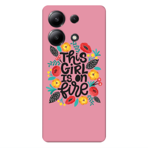 Xiaomi Redmi Note 13 4G This Girl Pink Colored Silicone TPU Θήκη