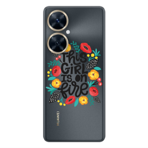 Huawei Nova 11i This Girl Transparent Silicone TPU Θήκη