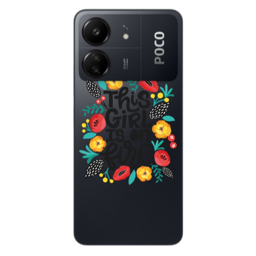 Xiaomi Poco C65 This Girl Transparent Silicone TPU Θήκη