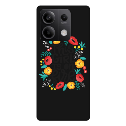 Xiaomi Redmi Note 13Pro 5G This Girl Black Colored Silicone TPU Θήκη