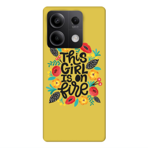 Xiaomi Redmi Note 13Pro 5G This Girl Yellow Colored Silicone TPU Θήκη