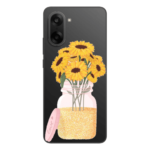 Oneplus Nord CE 5 Daisies Transparent Silicone TPU Θήκη