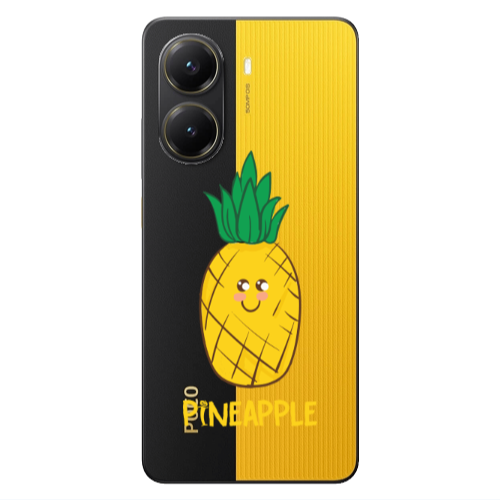 Xiaomi Poco X7 Pro Pineapple Transparent Silicone TPU Θήκη