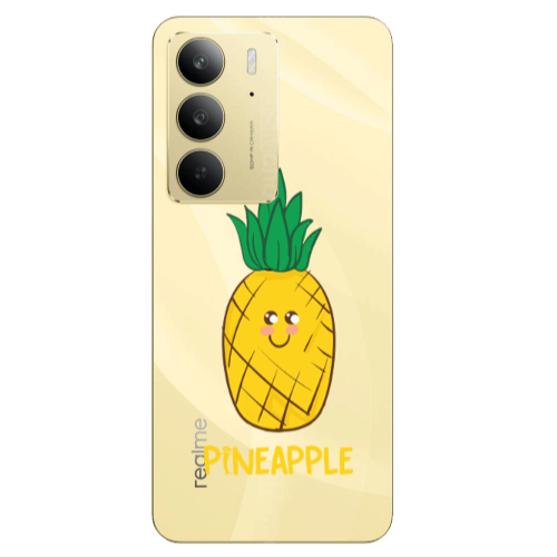 Realme C 75 Pineapple Transparent Silicone TPU Θήκη