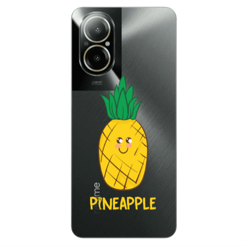 Realme C67 Pineapple Transparent Silicone TPU Θήκη