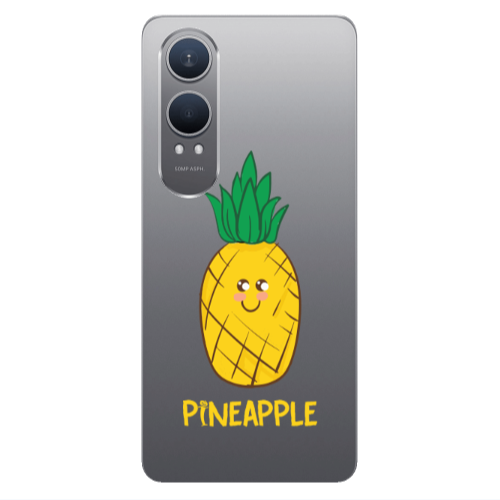 Oneplus Nord Ce 4 lite Pineapple Transparent Silicone TPU Θήκη