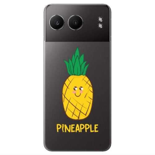 Oneplus Nord 4 Pineapple Transparent Silicone TPU Θήκη