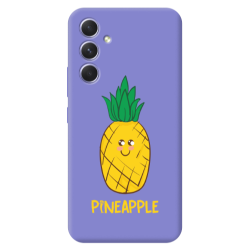 Samsung A36 Pineapple Purple Colored Silicone TPU Θήκη
