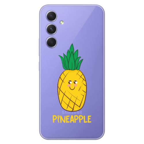 Samsung A36 Pineapple Transparent Silicone TPU Θήκη