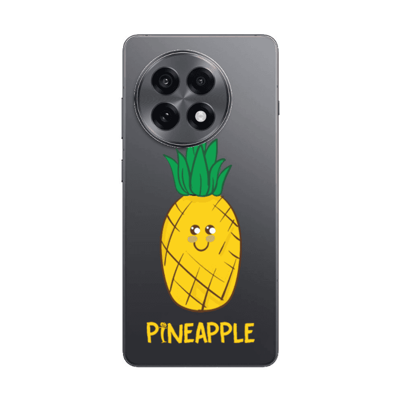 Oneplus 13 5G Pineapple Transparent Silicone TPU Θήκη