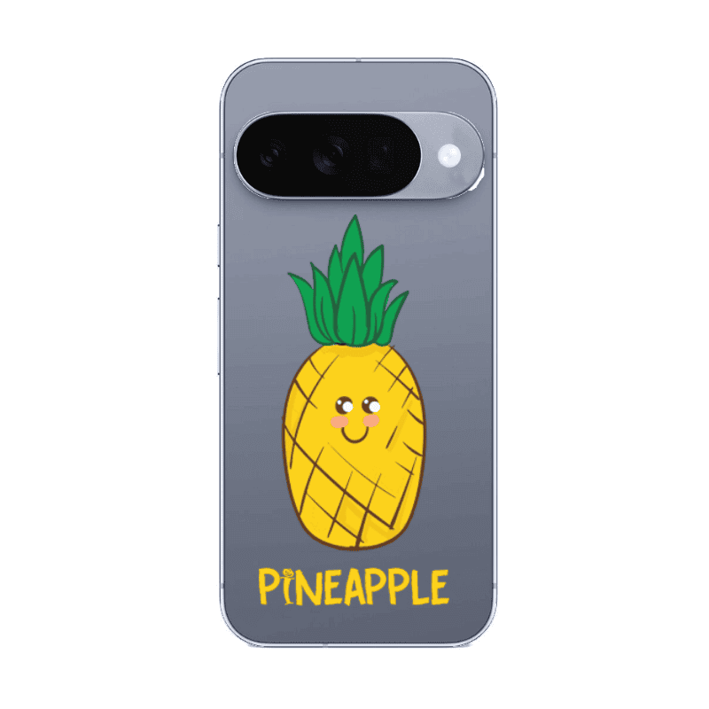 Google Pixel 10 Pineapple Transparent Silicone TPU Θήκη
