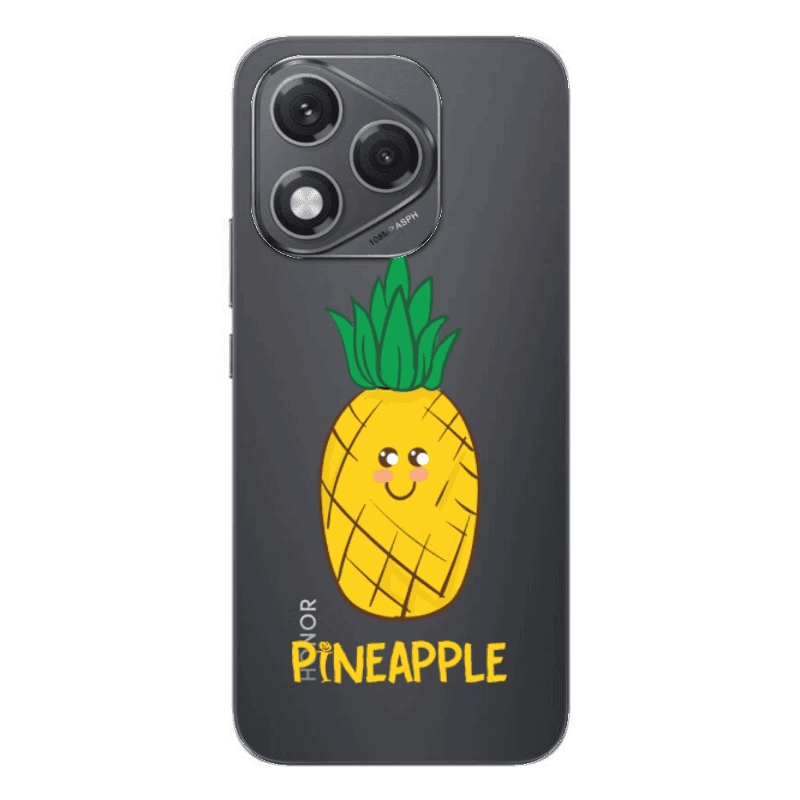 Honor 400 Lite Pineapple Transparent Silicone TPU Θήκη
