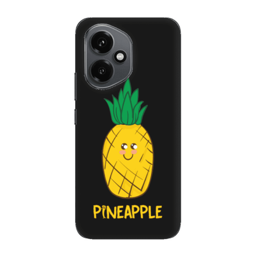 Honor Magic 400 Pineapple Black Colored Silicone TPU Θήκη