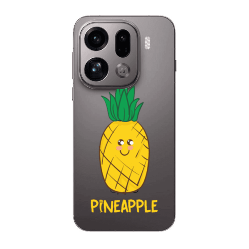Oppo Find X9 Pro Pineapple Transparent Silicone TPU Θήκη