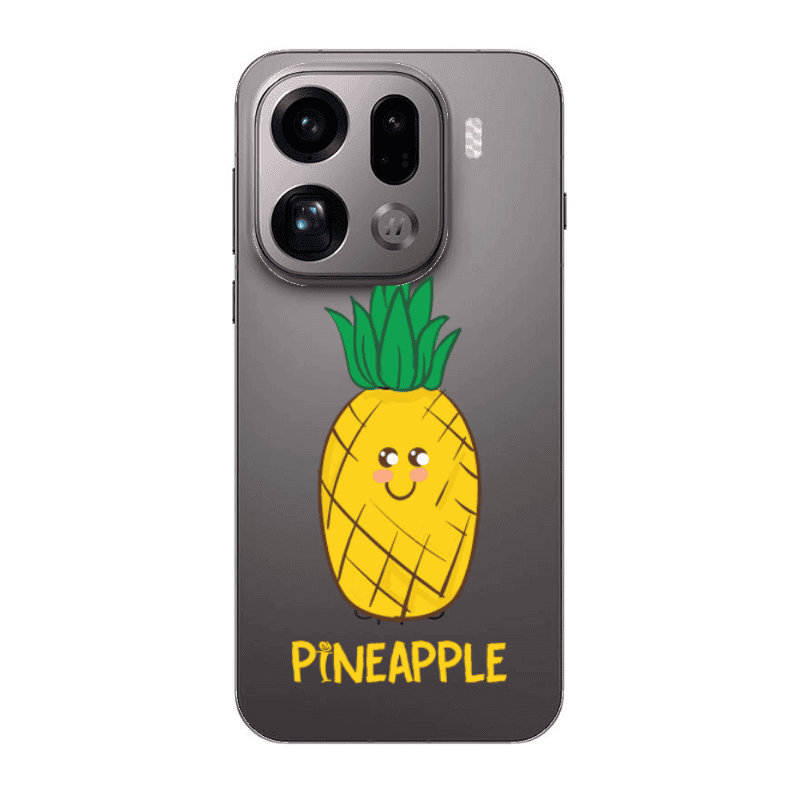 Oppo Find X9 Pro Pineapple Transparent Silicone TPU Θήκη