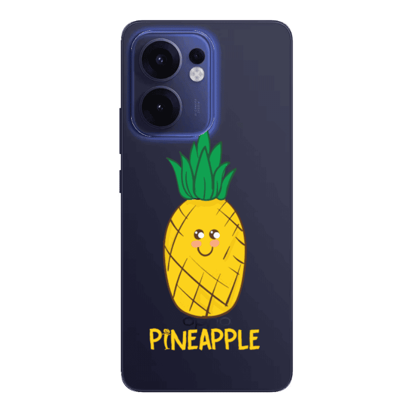 Oppo Reno13 FS Pineapple Transparent Silicone TPU Θήκη