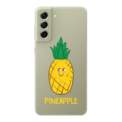 Samsung S22 Plus Pineapple Transparent Silicone TPU Θήκη