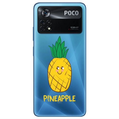 Xiaomi Poco X4 Pro Pineapple Transparent Silicone TPU Θήκη