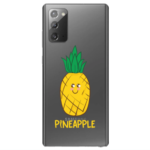 Samsung Note 20 Pineapple Transparent Silicone TPU Θήκη