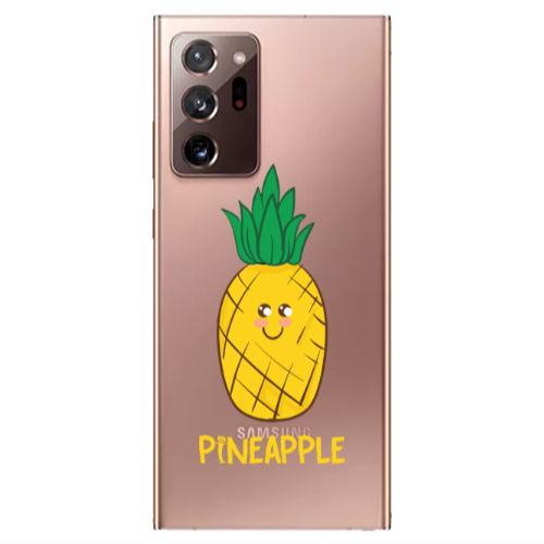 Samsung Note 20 Ultra Pineapple Transparent Silicone TPU Θήκη