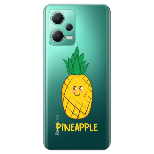 Xiaomi Redmi Note 12 Pro Plus 5G Pineapple Transparent Silicone TPU Θήκη