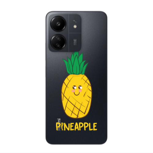 Xiaomi Redmi 13C Pineapple Transparent Silicone TPU Θήκη