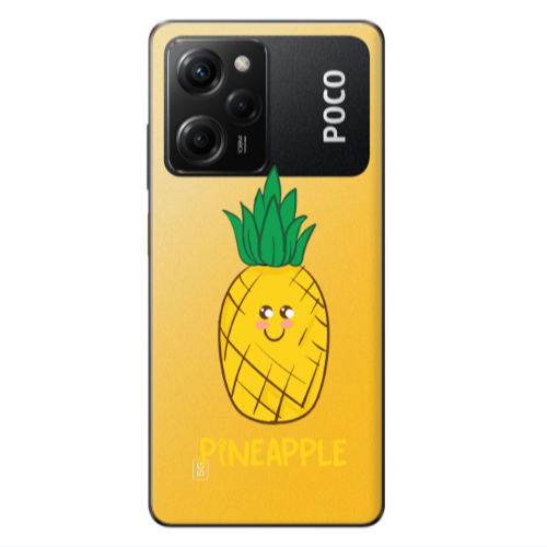 Xiaomi Poco X5 Pro Pineapple Transparent Silicone TPU Θήκη