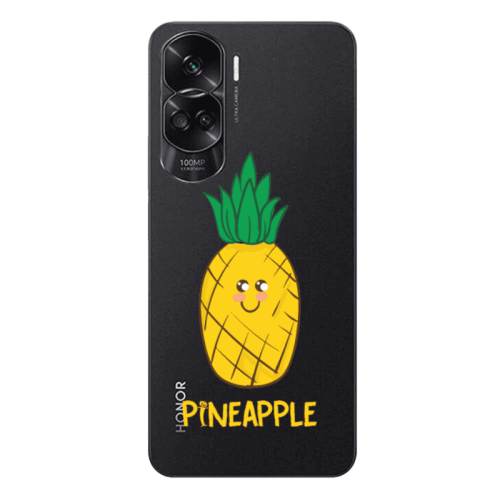 Honor 90 Lite 5G Pineapple Transparent Silicone TPU Θήκη
