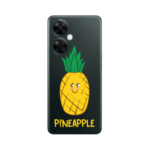 Oneplus Nord CE 3 Lite 5G Pineapple Transparent Silicone TPU Θήκη