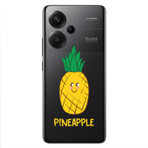 Xiaomi Redmi Note 13 Pro+ 5G  Pineapple Transparent Silicone TPU Θήκη