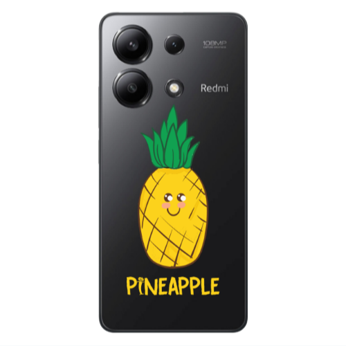 Xiaomi Redmi Note 13 4G Pineapple Transparent Silicone TPU Θήκη