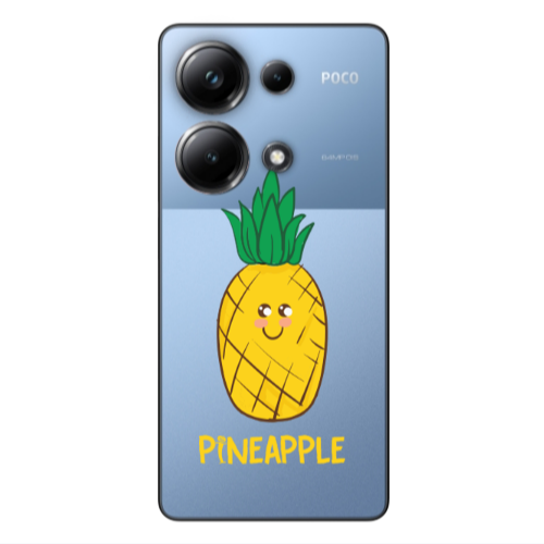 Xiaomi Poco M6 Pro 4G Pineapple Transparent Silicone TPU Θήκη