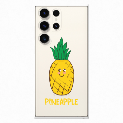 Samsung S24 Ultra Pineapple Transparent Silicone TPU Θήκη