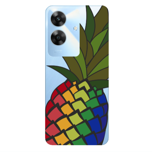 Realme Note 60 Pineapple 2 Transparent Silicone TPU Θήκη