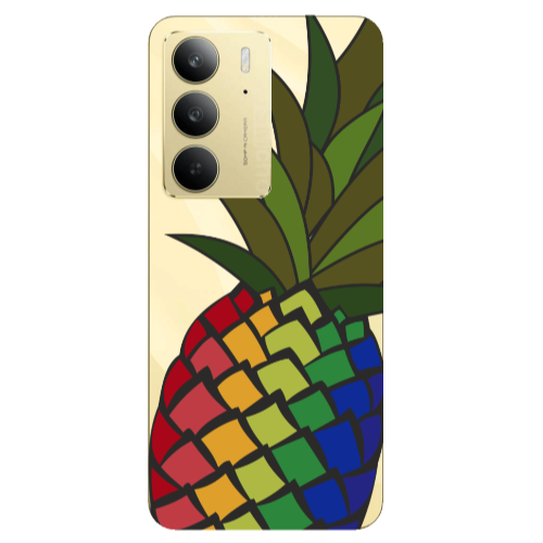 Realme C 75 Pineapple 2 Transparent Silicone TPU Θήκη