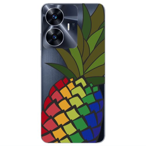Realme Note 50 Pineapple 2 Transparent Silicone TPU Θήκη
