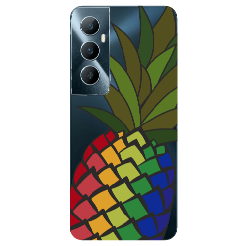 Realme C65 Pineapple 2 Transparent Silicone TPU Θήκη