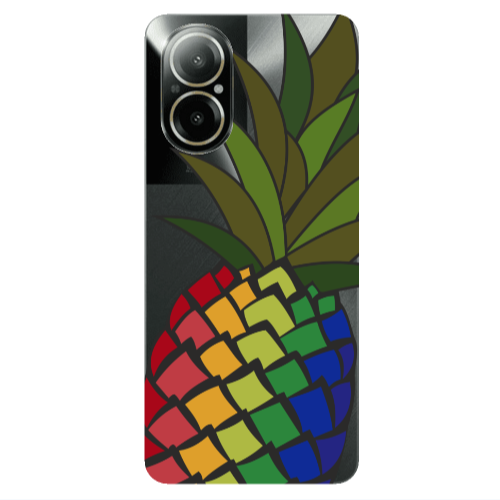 Realme C67 Pineapple 2 Transparent Silicone TPU Θήκη